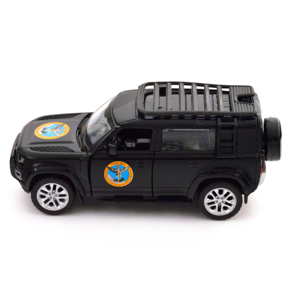 TechnoDrive Шеврони Героїв Land Rover Defender 110 «ГУР МО» - колекційна автомодель 1:43 (250364M)