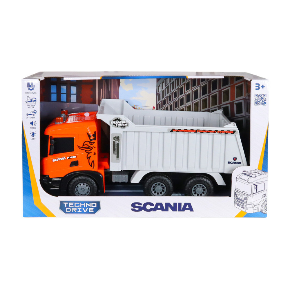 TechnoDrive Super Big Truck Самосвал Scania - автомодель со светом и звуком (5002KS) TechnoDrive Super Big Truck Самосвал Scania - автомодель со светом и звуком (5002KS)