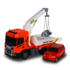 TechnoDrive Big Truck Эвакуатор Scania с машиной - игровой набор (6408KS)