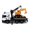 TechnoDrive Super Big Truck Автокран Scania с экскаватором - игровой набор (5004KS)