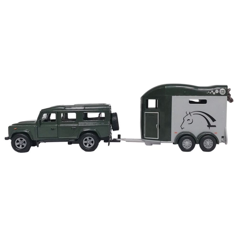 TechnoDrive Land Rover з причепом для коней - ігровий набір (520460.270)