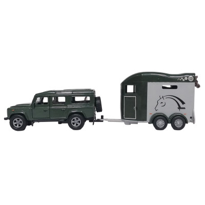 TechnoDrive Land Rover з причепом для коней - ігровий набір (520460.270)