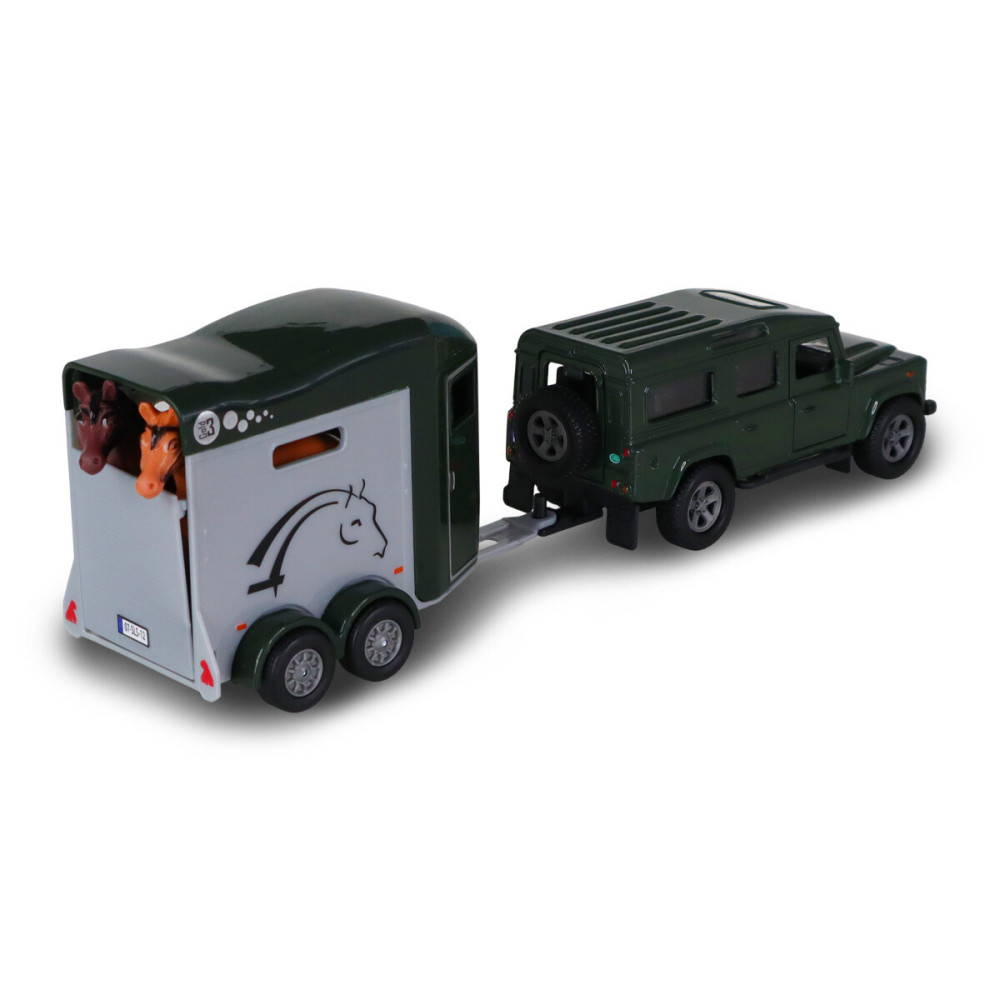 TechnoDrive Land Rover з причепом для коней - ігровий набір (520460.270)