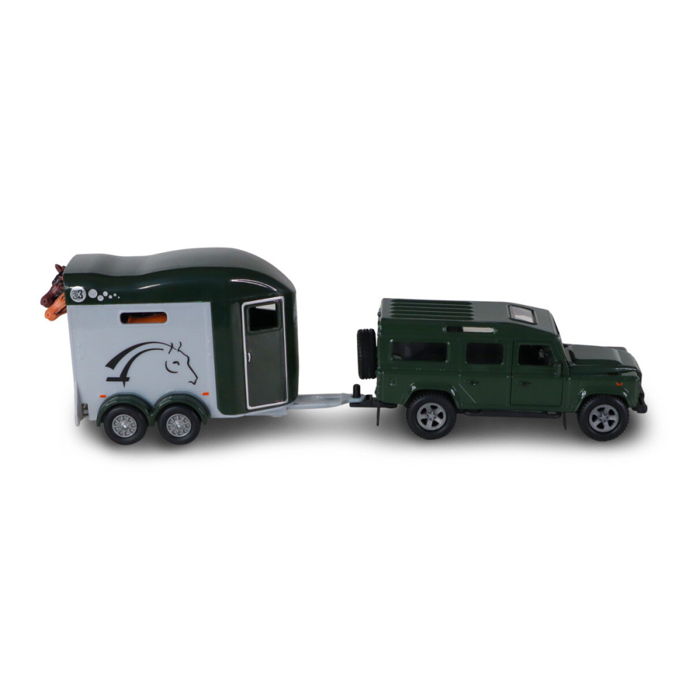 TechnoDrive Land Rover з причепом для коней - ігровий набір (520460.270)