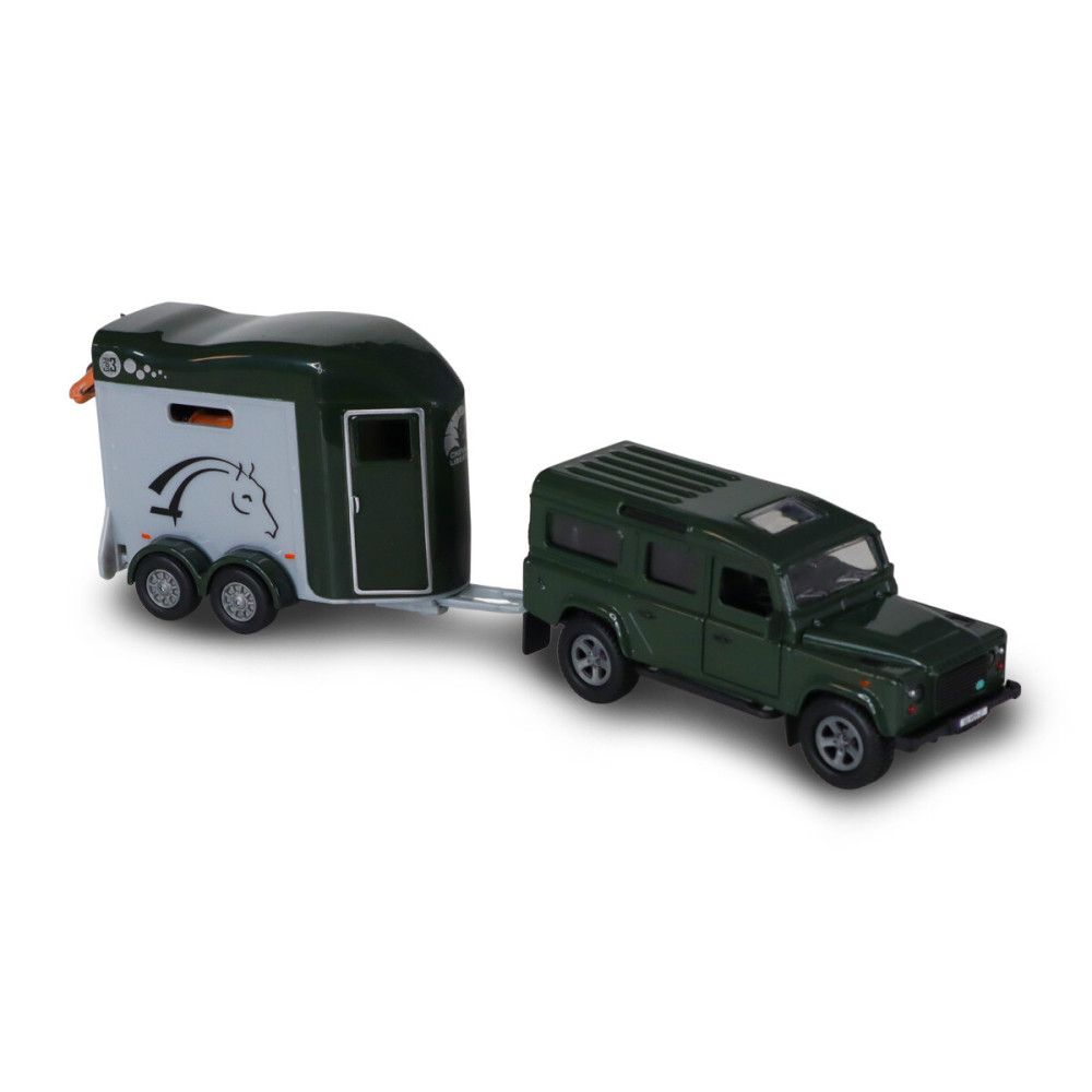 TechnoDrive Land Rover з причепом для коней - ігровий набір (520460.270)