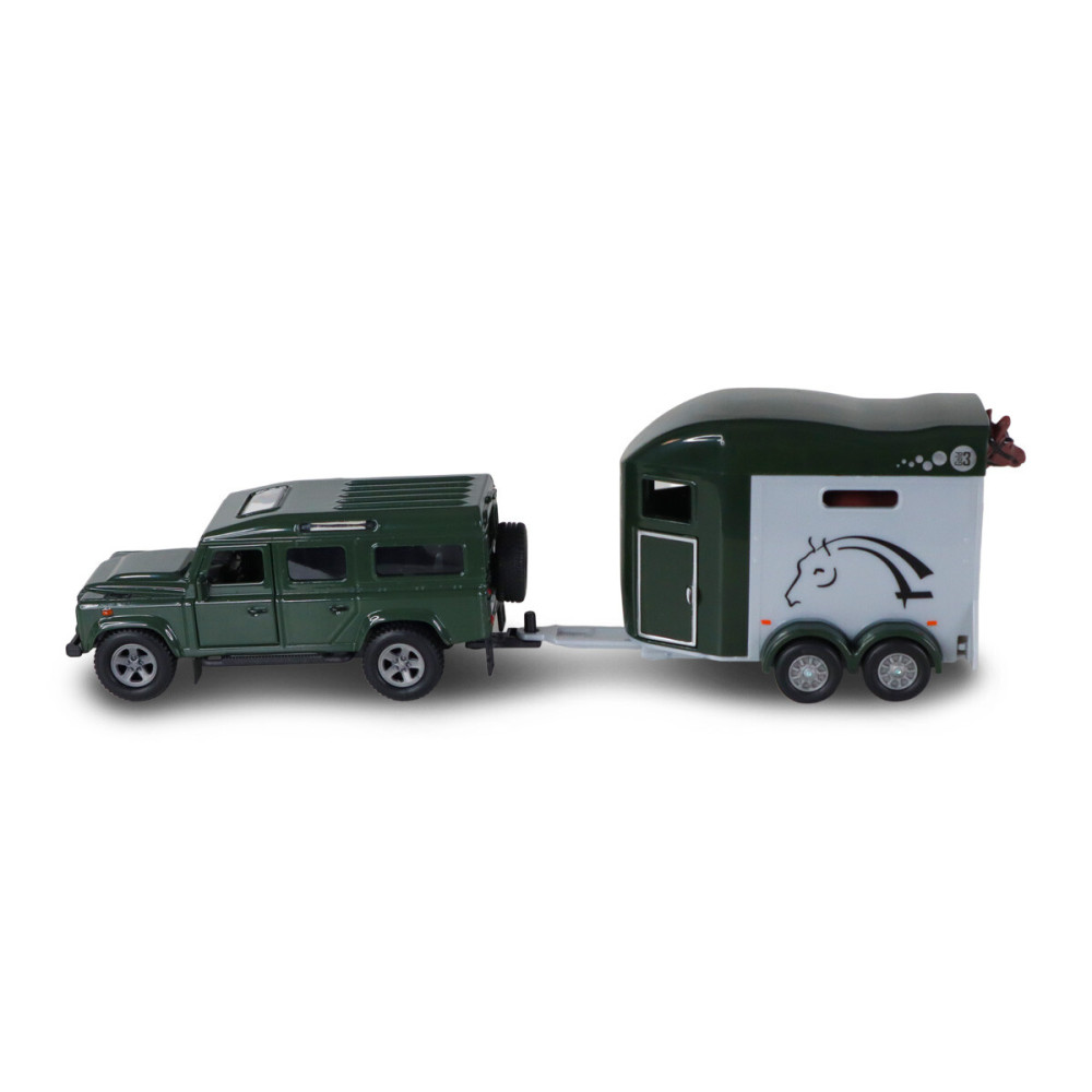 TechnoDrive Land Rover з причепом для коней - ігровий набір (520460.270)