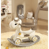 Kivibaby Коник-гойдалка 3 в 1 - гойдалка, каталка та батьківська ручка • White/Brown Kivibaby Коник-гойдалка 3 в 1 - гойдалка, каталка та батьківська ручка • White/Brown