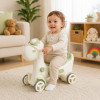 Kivibaby Коник-гойдалка 3 в 1 - гойдалка, каталка та батьківська ручка • White/Green