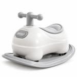 Kivibaby Peanut Толокар-гойдалка 2 в 1 - толокар зі знімною базою для гойдання • Gray/White Kivibaby Peanut Толокар-гойдалка 2 в 1 - толокар зі знімною базою для гойдання • Gray/White
