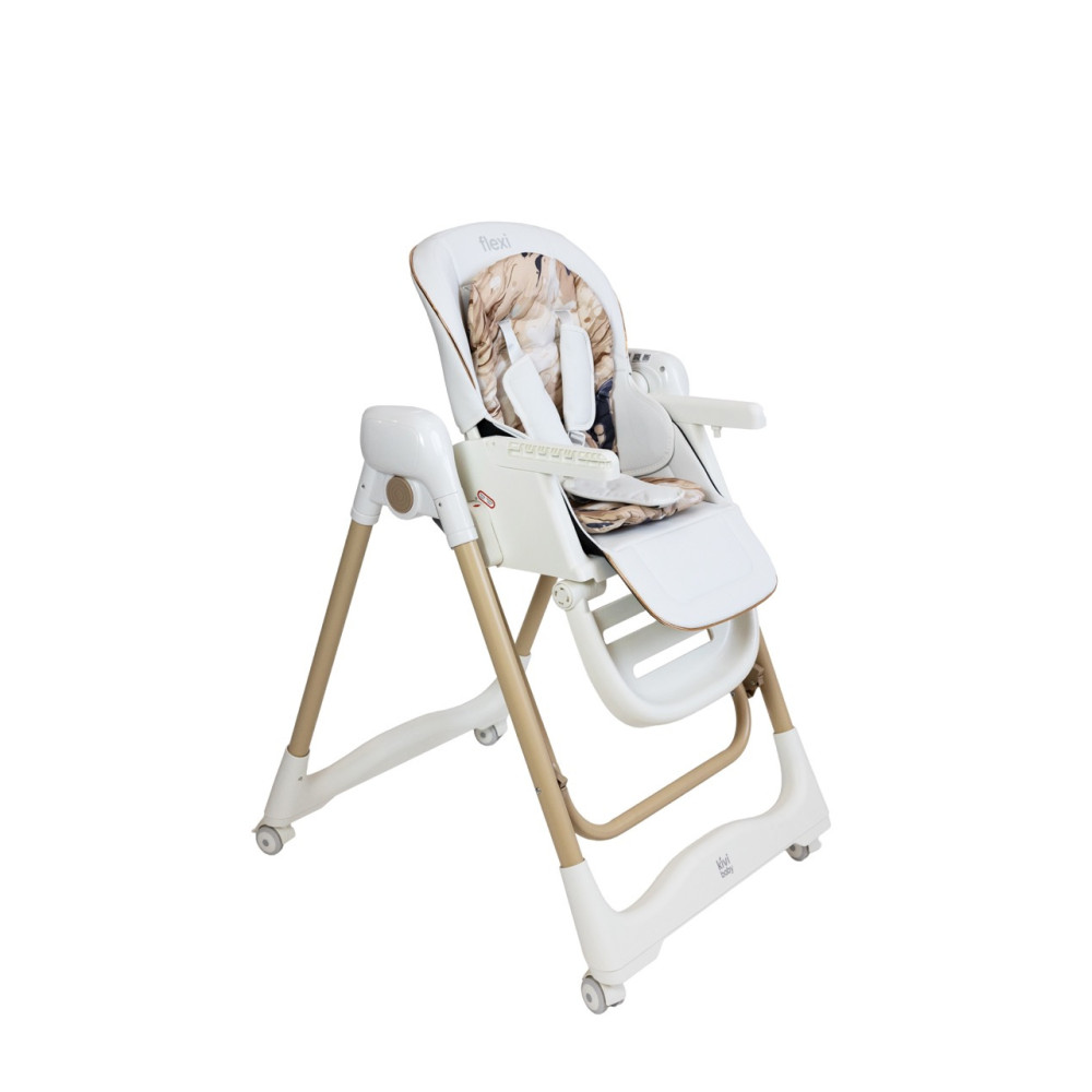Kivibaby Flexi - стільчик-гойдалка для годування 2 в 1 • Beige