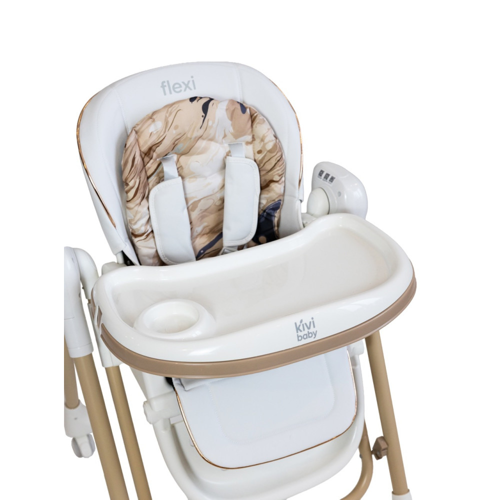 Kivibaby Flexi - стільчик-гойдалка для годування 2 в 1 • Beige Kivibaby Flexi - стільчик-гойдалка для годування 2 в 1 • Beige