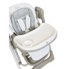 Kivibaby Flexi - стільчик-гойдалка для годування 2 в 1 • Grey