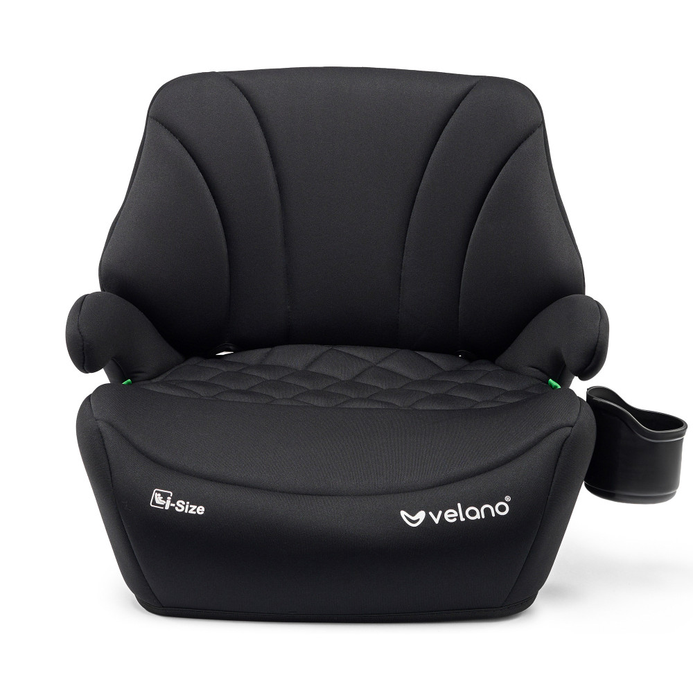 Velano Gravo - автокрісло i-Size 125-150 см з ISOFIX і підсклянником • Black Velano Gravo - автокрісло i-Size 125-150 см з ISOFIX і підсклянником • Black
