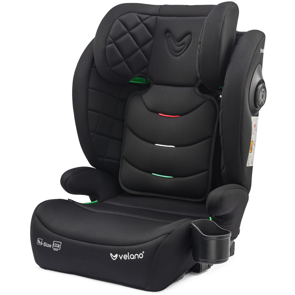 Velano Forza - автокресло 2 в 1 i-Size 100-150 см с ISOFIX • Black