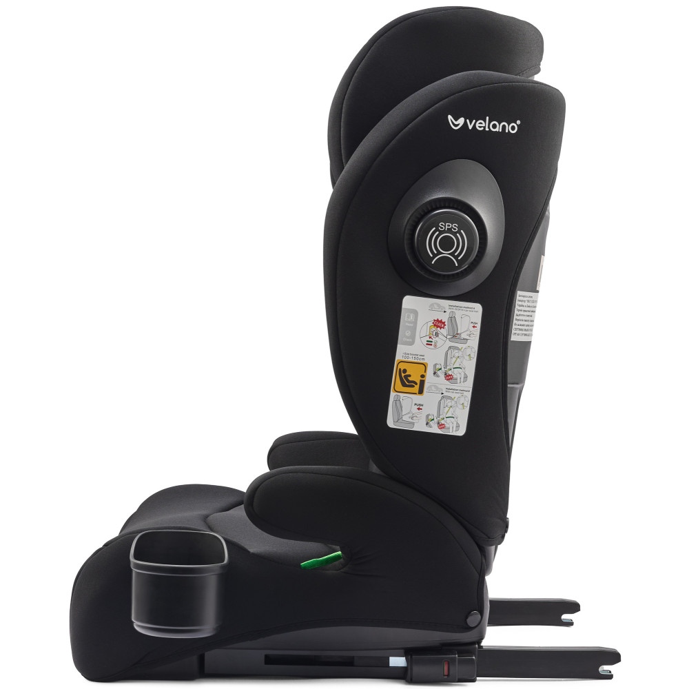 Velano Forza - автокресло 2 в 1 i-Size 100-150 см с ISOFIX • Black
