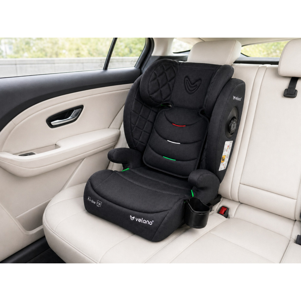 Velano Forza - автокресло 2 в 1 i-Size 100-150 см с ISOFIX • Black