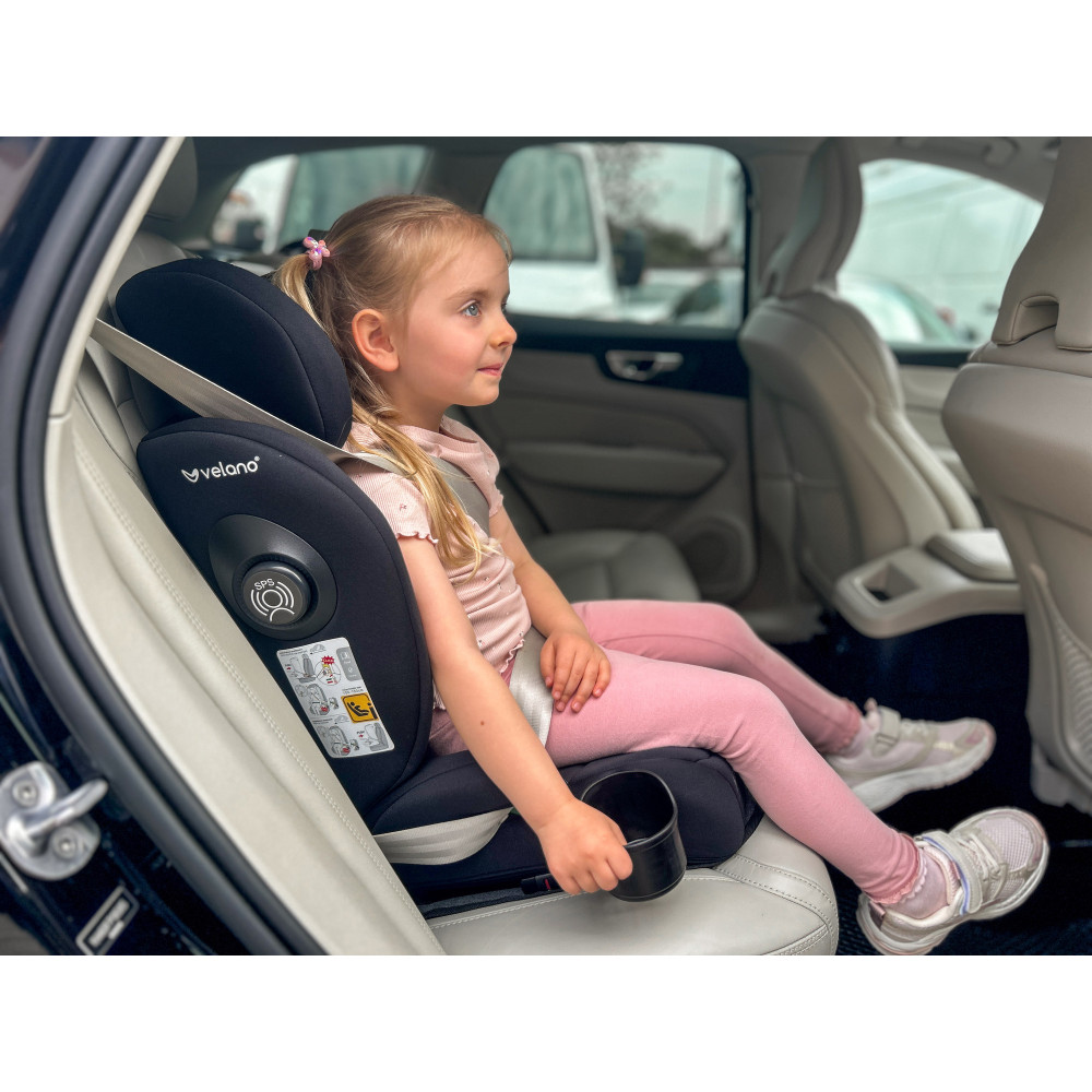 Velano Forza - автокресло 2 в 1 i-Size 100-150 см с ISOFIX • Black