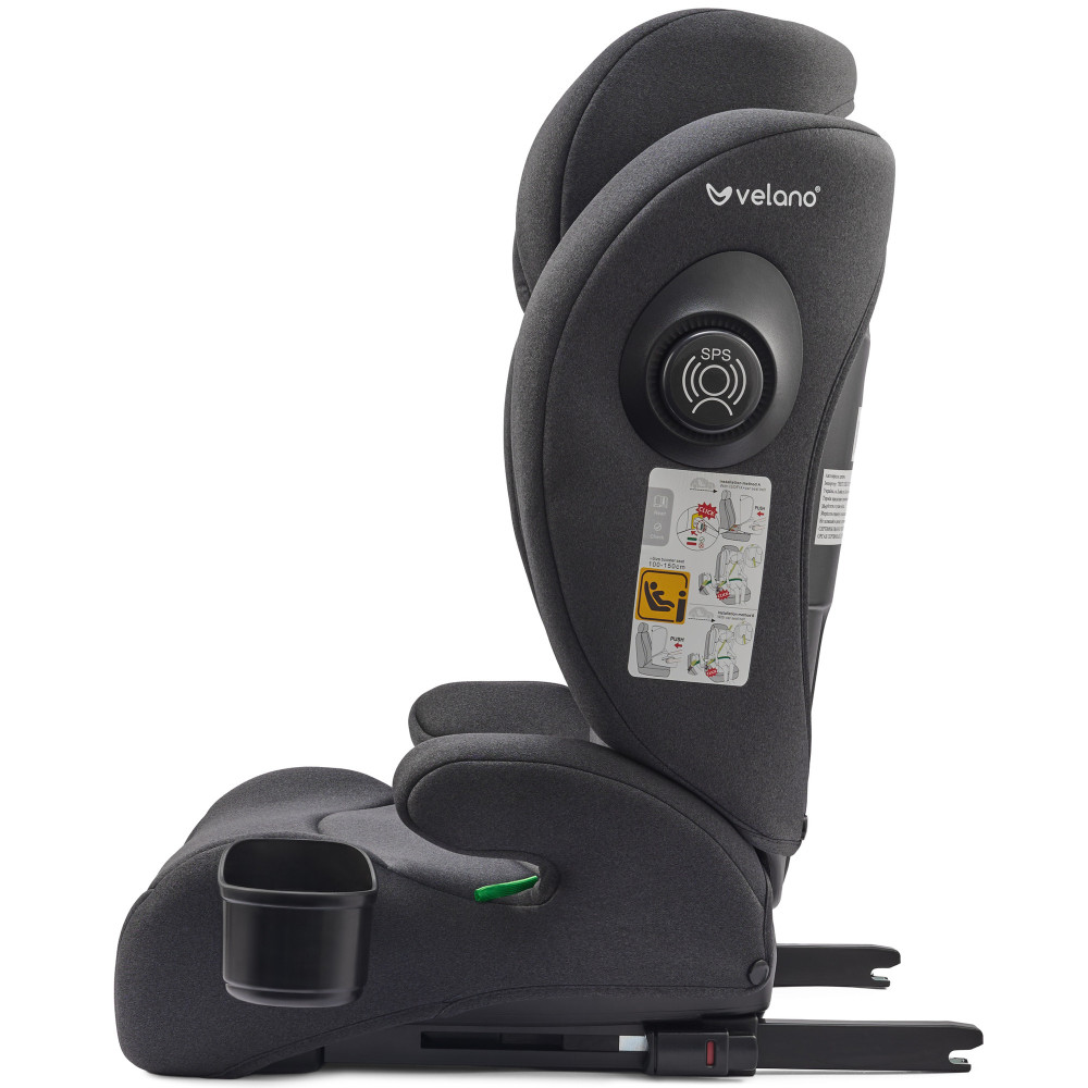 Velano Forza - автокресло 2 в 1 i-Size 100-150 см с ISOFIX • Grey