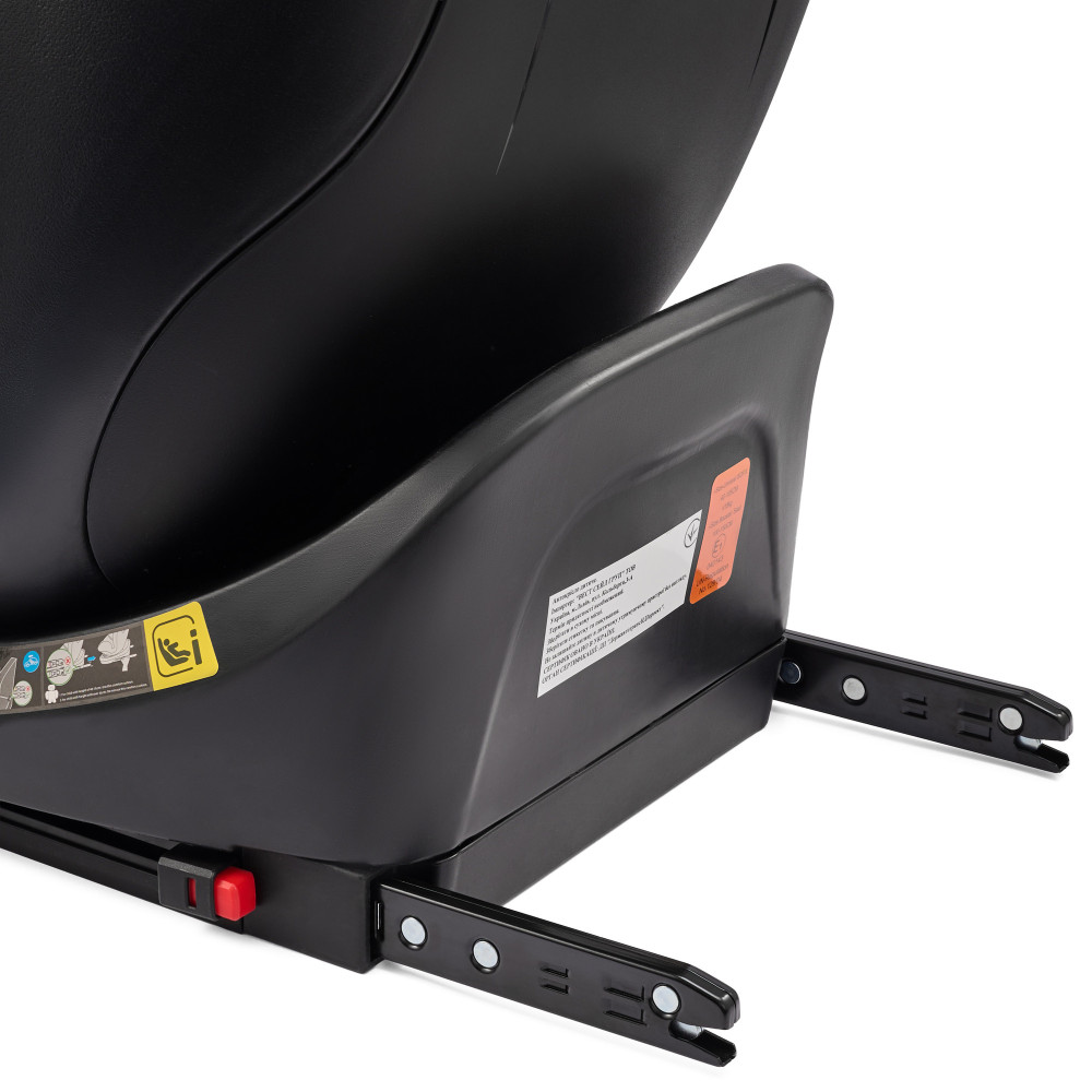 Velano Vento - поворотне автокрісло 360° i-Size 40-150 см з ISOFIX і опорною ногою • Black