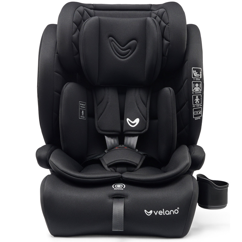 Velano Flexo - автокрісло i-Size 76-150 см з ISOFIX і Top Tether • Black