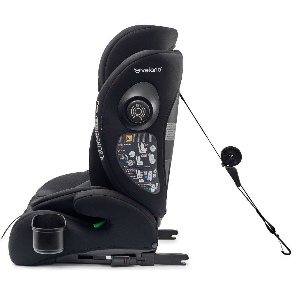Velano Flexo - автокрісло i-Size 76-150 см з ISOFIX і Top Tether • Black