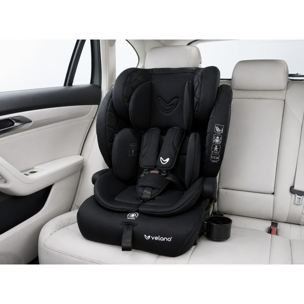 Velano Flexo - автокрісло i-Size 76-150 см з ISOFIX і Top Tether • Black