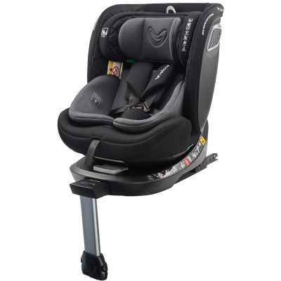 Velano Vento - поворотное автокресло 360° i-Size 40-150 см с ISOFIX и опорной ногой • Grey Velano Vento - поворотное автокресло 360° i-Size 40-150 см с ISOFIX и опорной ногой • Grey