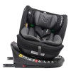 Velano Vento - поворотне автокрісло 360° i-Size 40-150 см з ISOFIX і опорною ногою • Grey