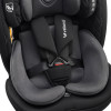 Velano Vento - поворотне автокрісло 360° i-Size 40-150 см з ISOFIX і опорною ногою • Grey