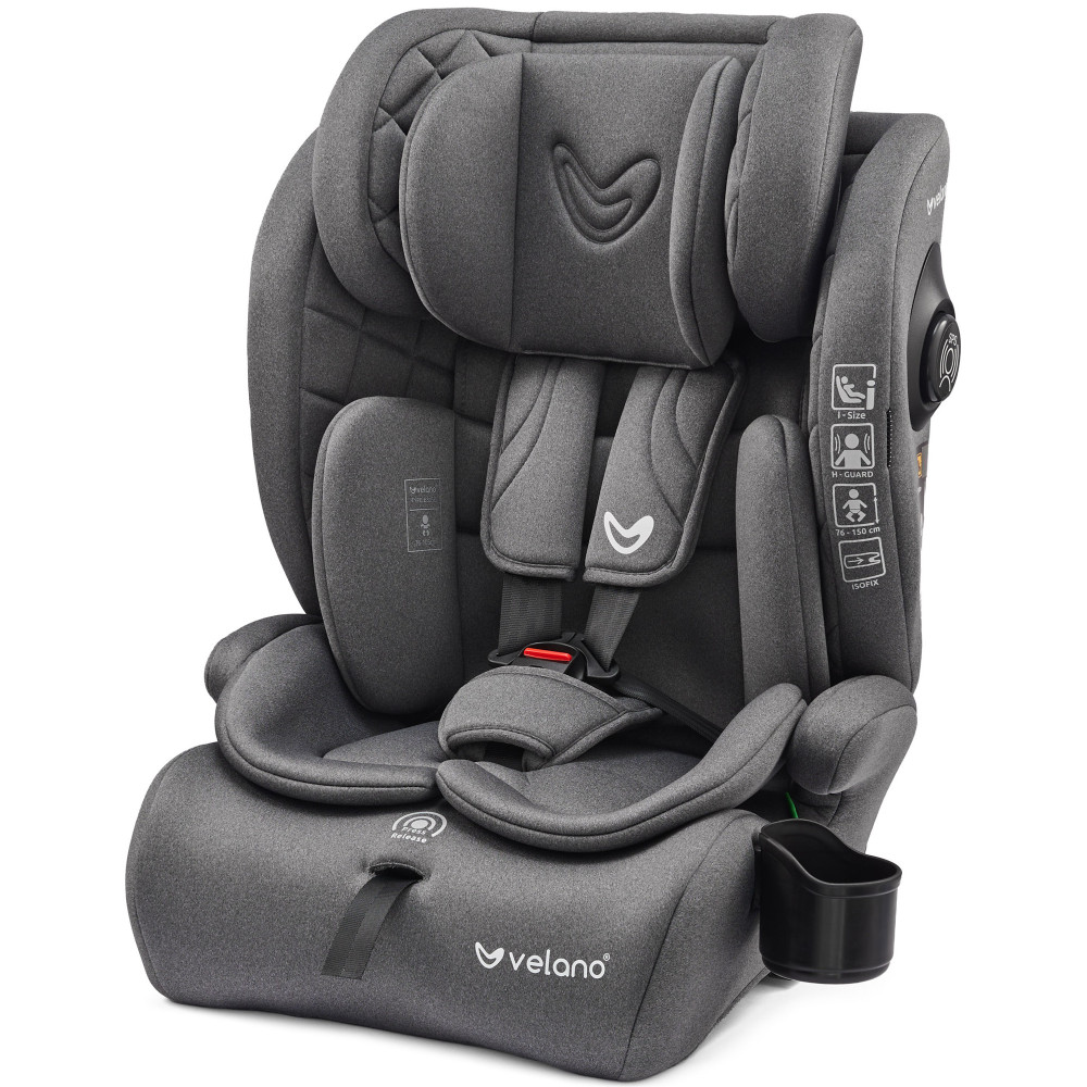 Velano Flexo - автокрісло i-Size 76-150 см з ISOFIX і Top Tether • Grey