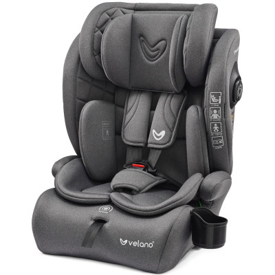 Velano Flexo - автокрісло i-Size 76-150 см з ISOFIX і Top Tether • Grey