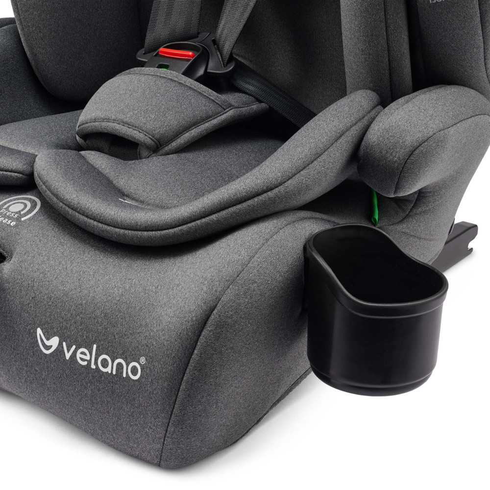 Velano Flexo - автокрісло i-Size 76-150 см з ISOFIX і Top Tether • Grey
