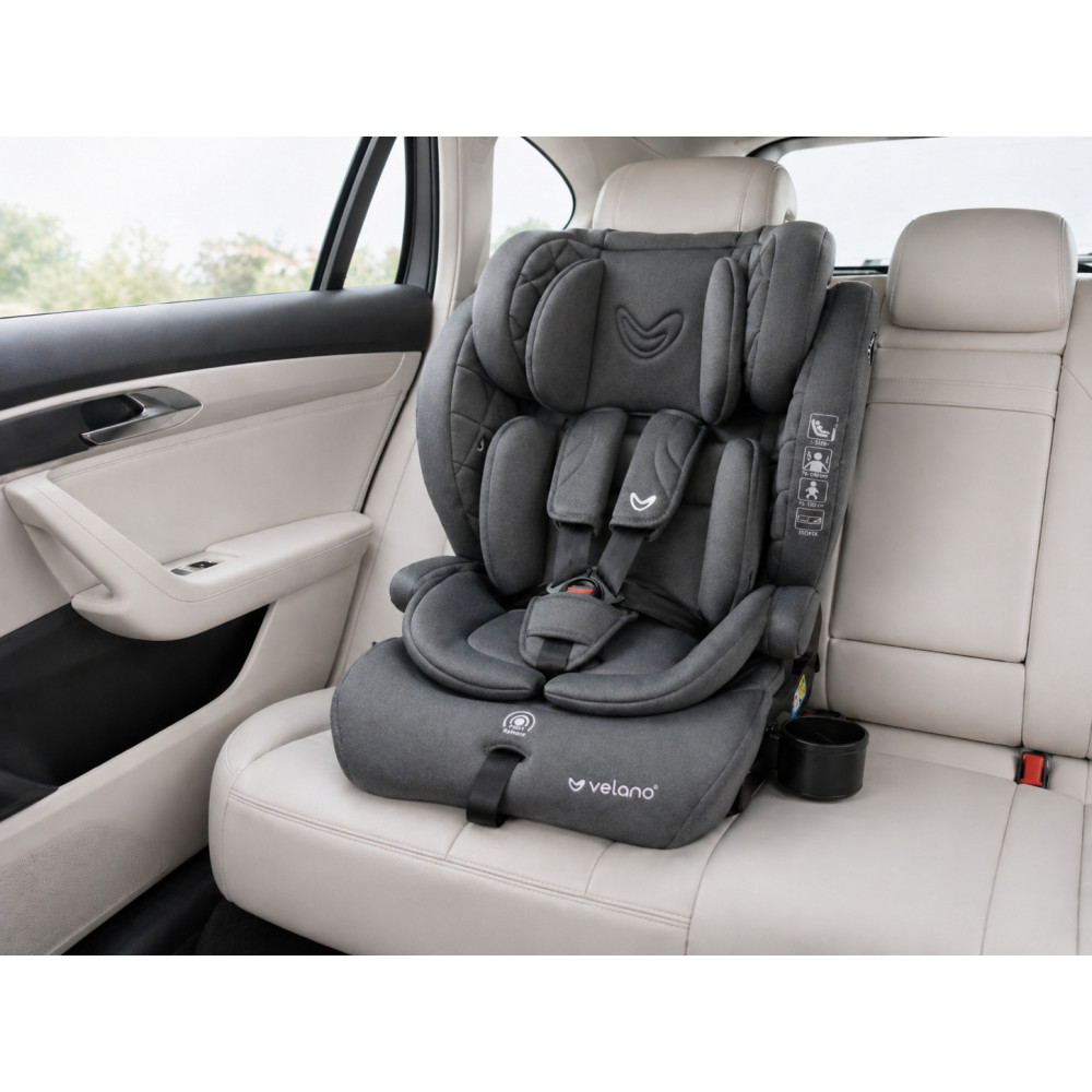 Velano Flexo - автокрісло i-Size 76-150 см з ISOFIX і Top Tether • Grey
