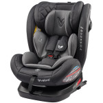 Velano Aura - поворотне автокрісло 360° i-Size 40-150 см з ISOFIX • Grey