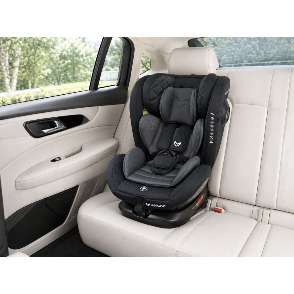 Velano Aura - поворотное автокресло 360° i-Size 40-150 см с ISOFIX • Grey