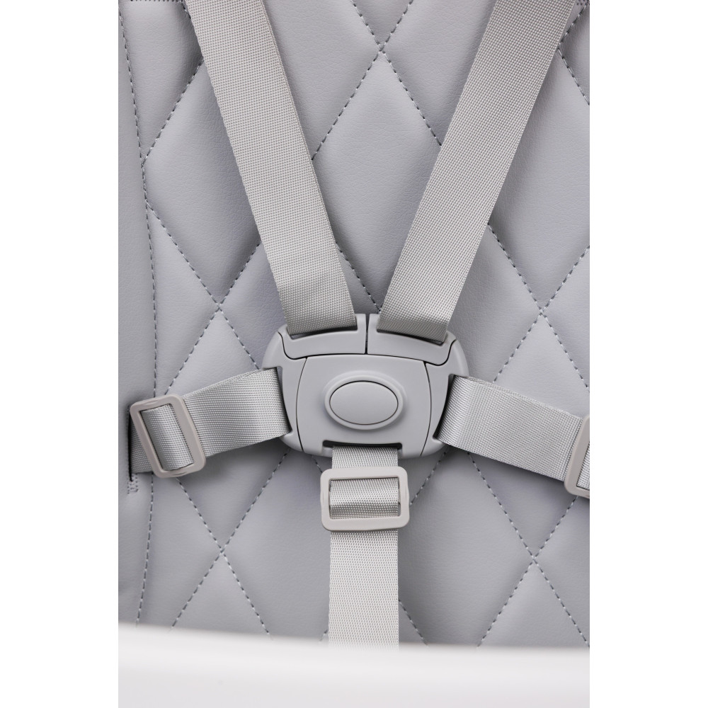 Velano Nexi - стілець для годування з регульованими спинкою та підніжкою • Light Grey