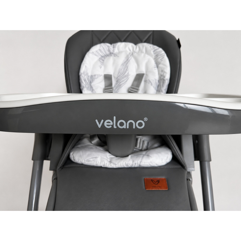 Velano Movio - стульчик для кормления 2 в 1 с электрокачалкой • Black