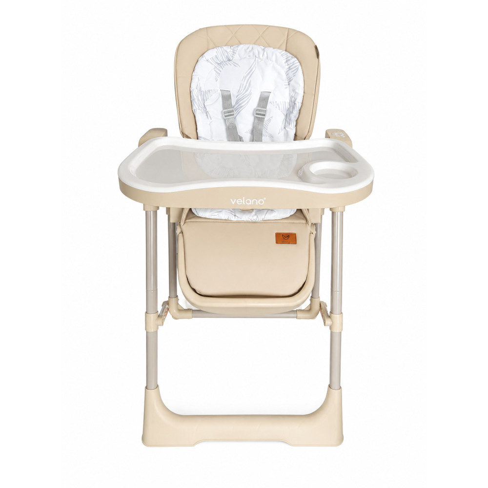 Velano Movio - стульчик для кормления 2 в 1 с электрокачалкой • Beige