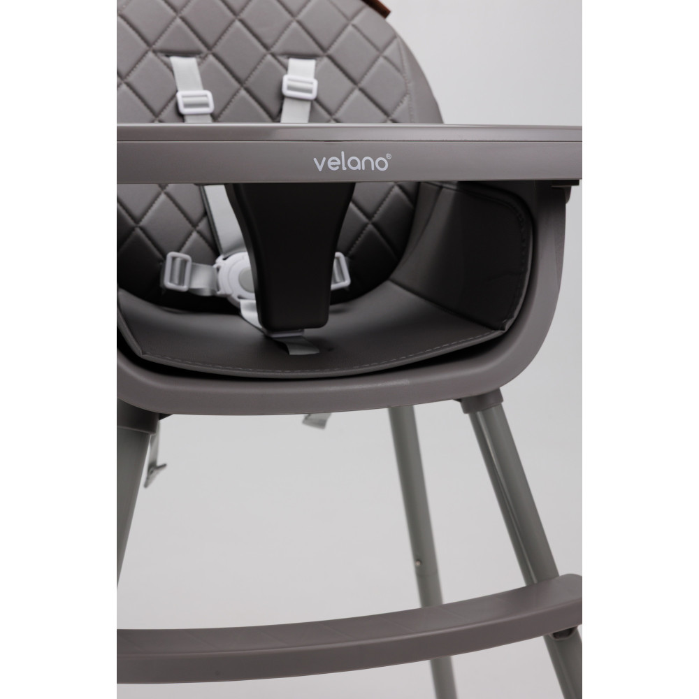 Velano Evo - стілець для годування 2 в 1 • Grey