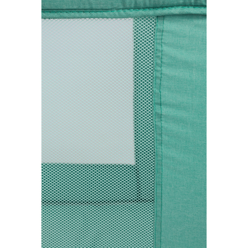 Velano Flexi - манеж-кроватка с боковым входом и двумя колесами • Mint