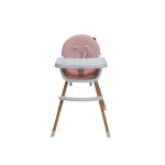 Velano Evo - стілець для годування 2 в 1 • Pink