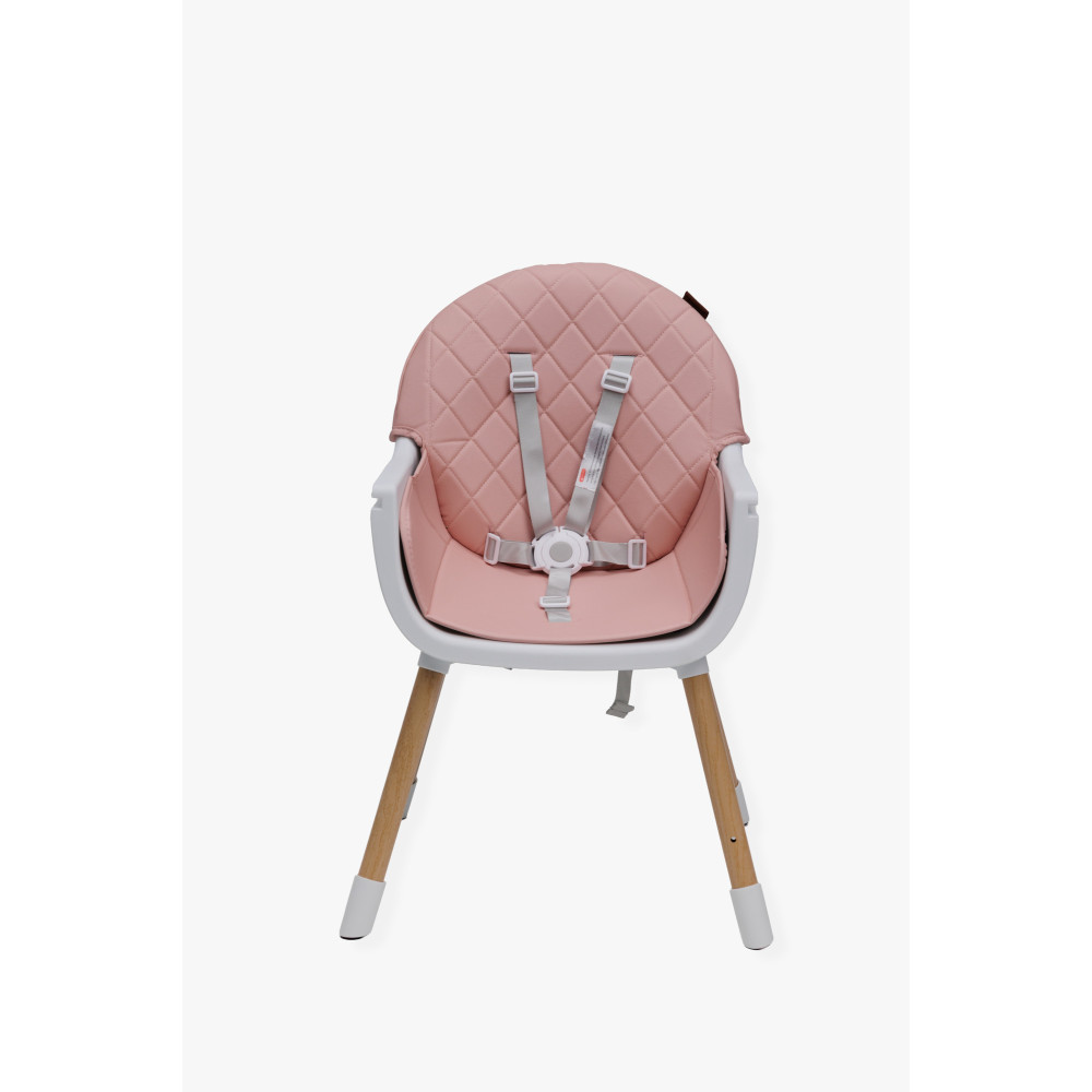 Velano Evo - стілець для годування 2 в 1 • Pink Velano Evo - стілець для годування 2 в 1 • Pink