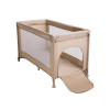 Velano Flexi - манеж-кроватка с боковым входом и двумя колесами • Beige
