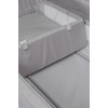 Velano Tino - кровать-манеж с пеленальным столиком и приставным режимом • Light Grey