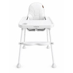Velano Basic - стульчик для кормления 2 в 1 • White Velano Basic - стульчик для кормления 2 в 1 • White