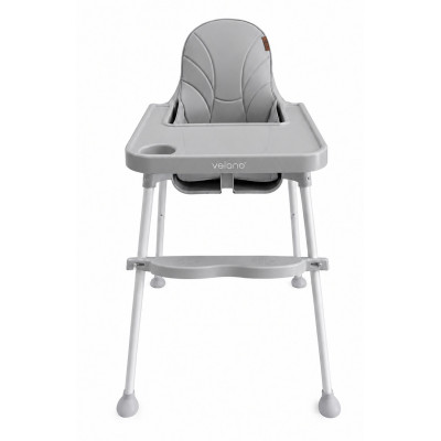 Velano Basic - стілець для годування 2 в 1 • Light Grey