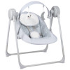 FreeON Snuggy - дитяча гойдалка з мелодіями та таймером • Stars Light Grey