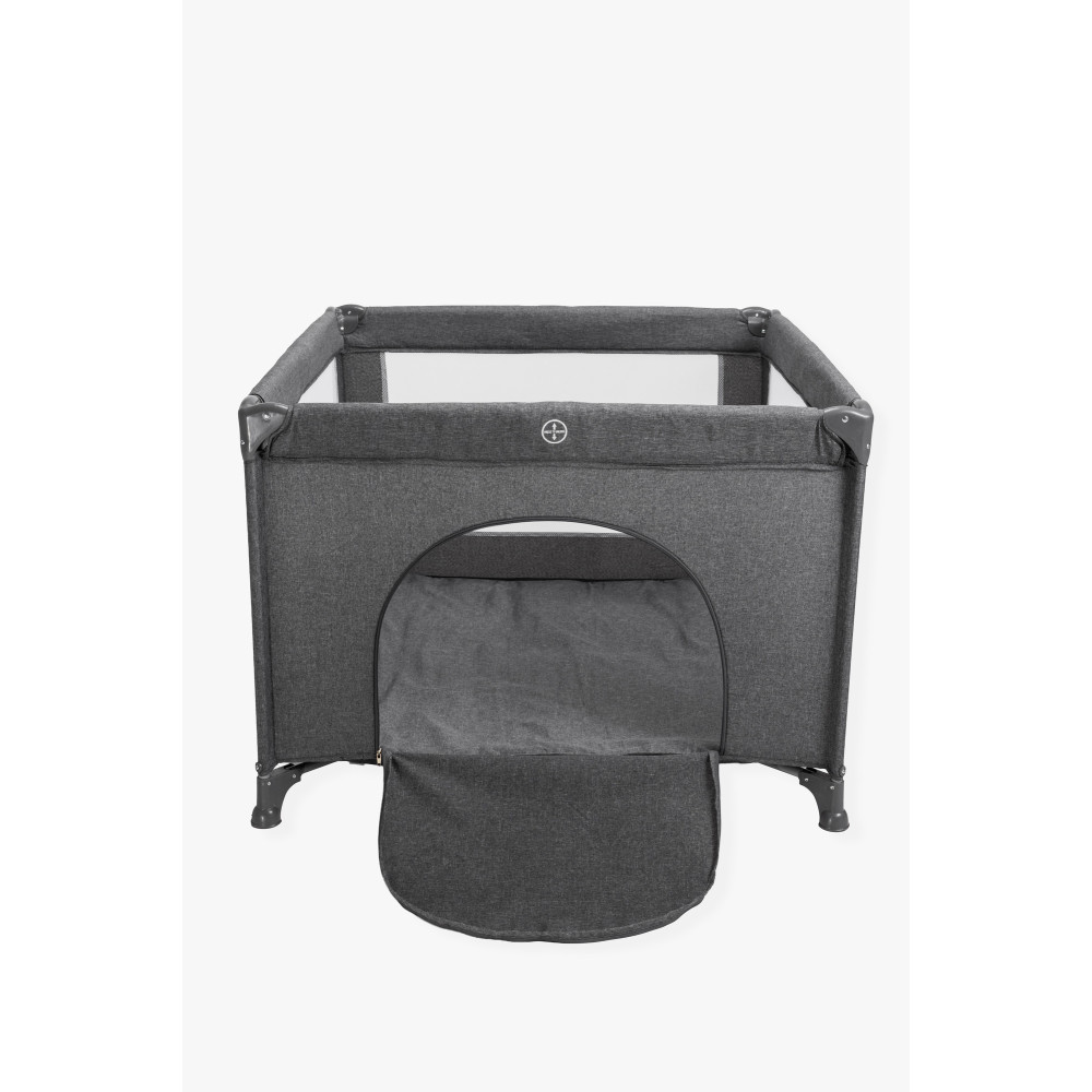 Velano Cubo - квадратный манеж с боковым входом • Dark Grey