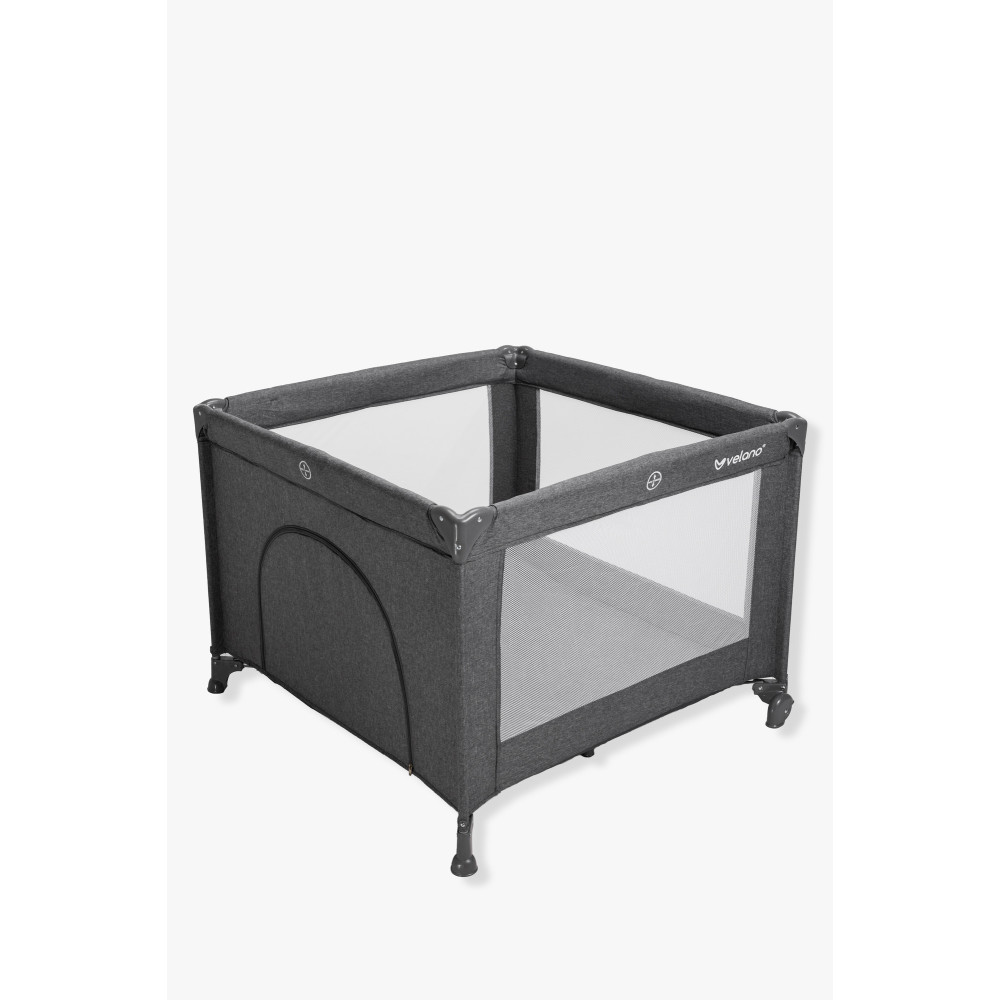 Velano Cubo - квадратный манеж с боковым входом • Dark Grey