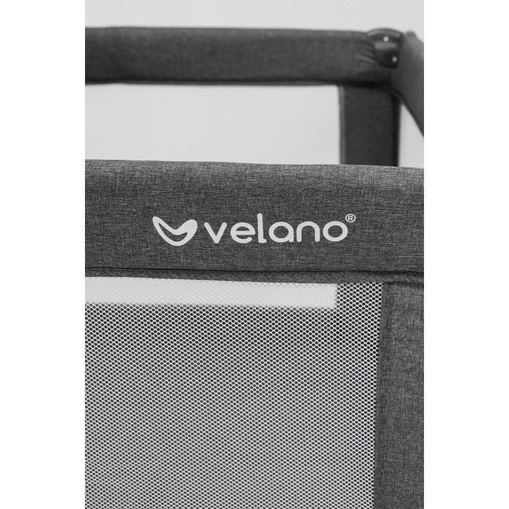 Velano Cubo - квадратный манеж с боковым входом • Dark Grey